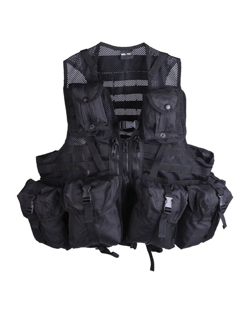 MIL-TEC TAKTIČKI PRSLUK MOD.SYST.(8 DAYS)BLACK