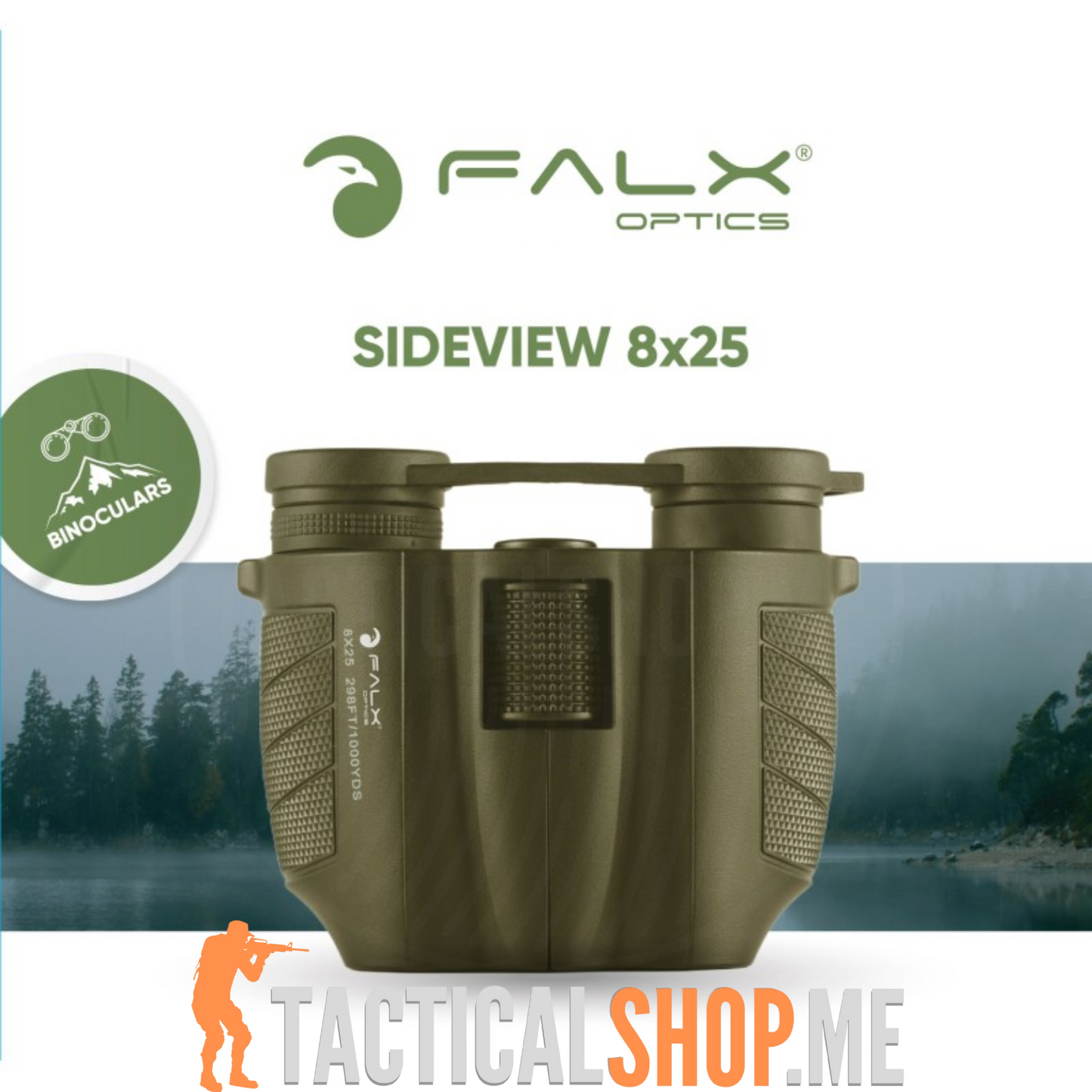 Dvogled Falx Optics Sideview 8×25HD