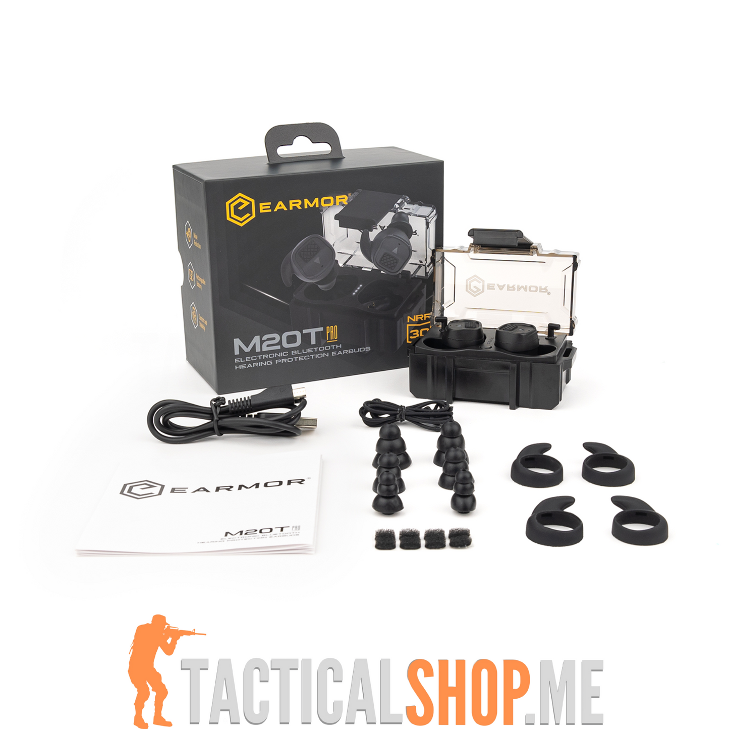 EARMOR M20T PRO-BK, Bluetooth – Elektronski antifonski čepići