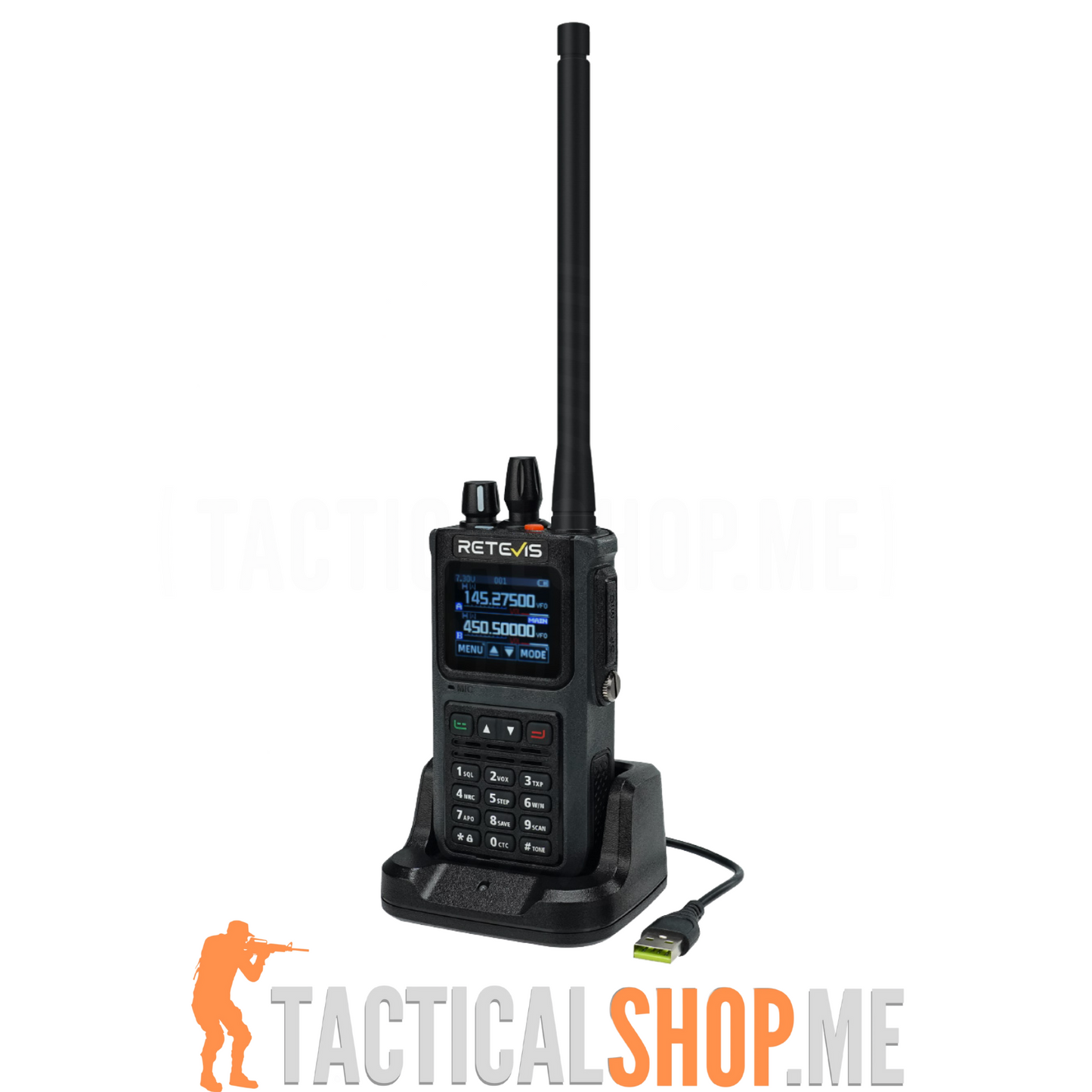 Retevis C1 – Profesionalni IP67 Vodootporni Toki Voki VHF/UHF 5W 1800mAh