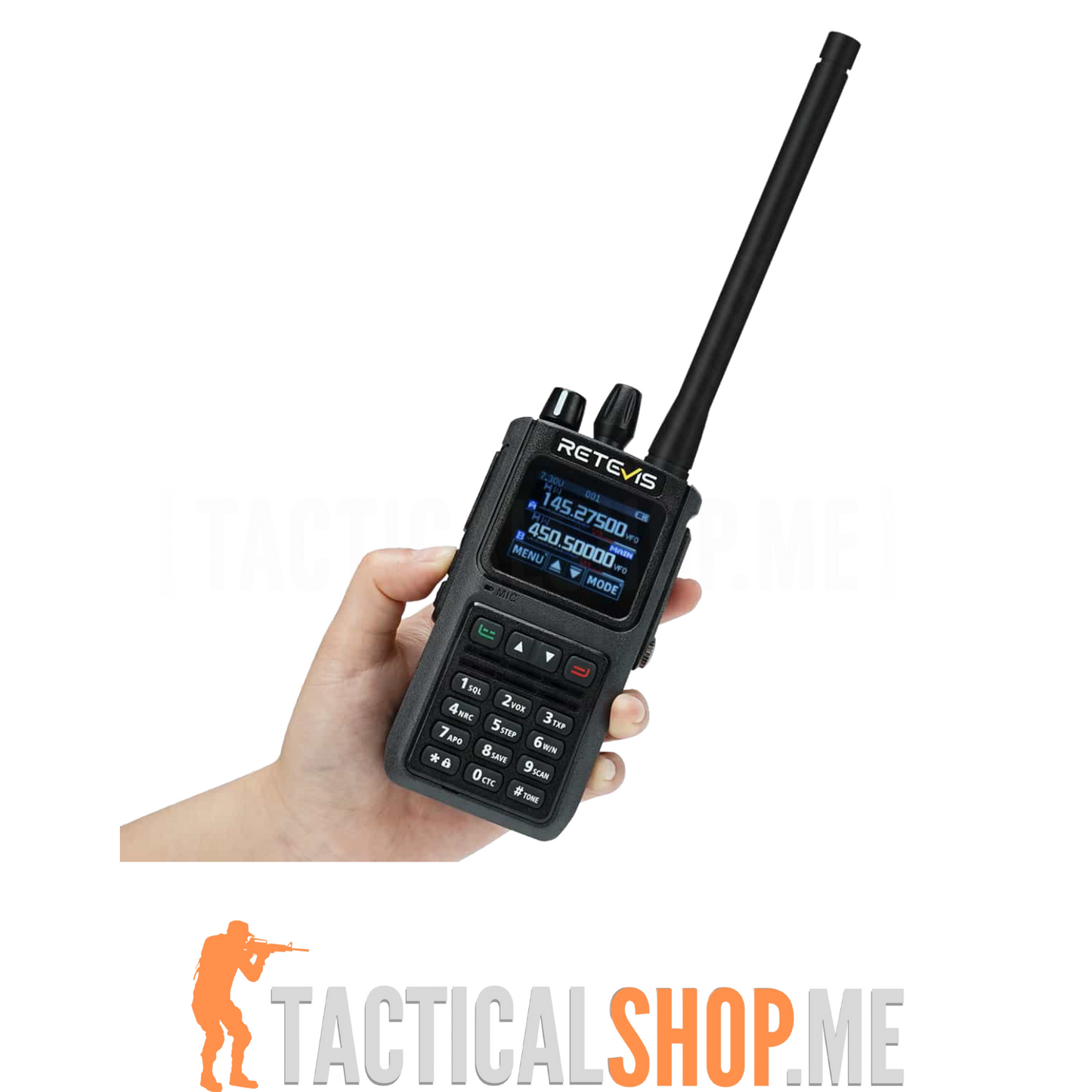 Retevis C1 – Profesionalni IP67 Vodootporni Toki Voki VHF/UHF 5W 1800mAh