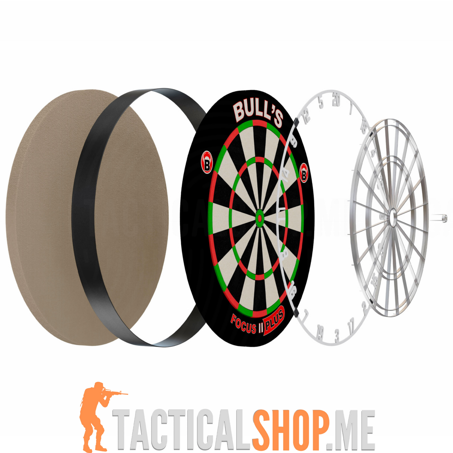 BULL'S Focus II Plus Profesionalna Pikado Meta
