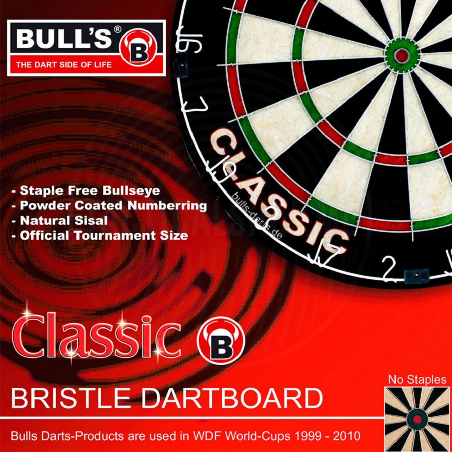 BULL’S Classic Bristle Pikado Tabla