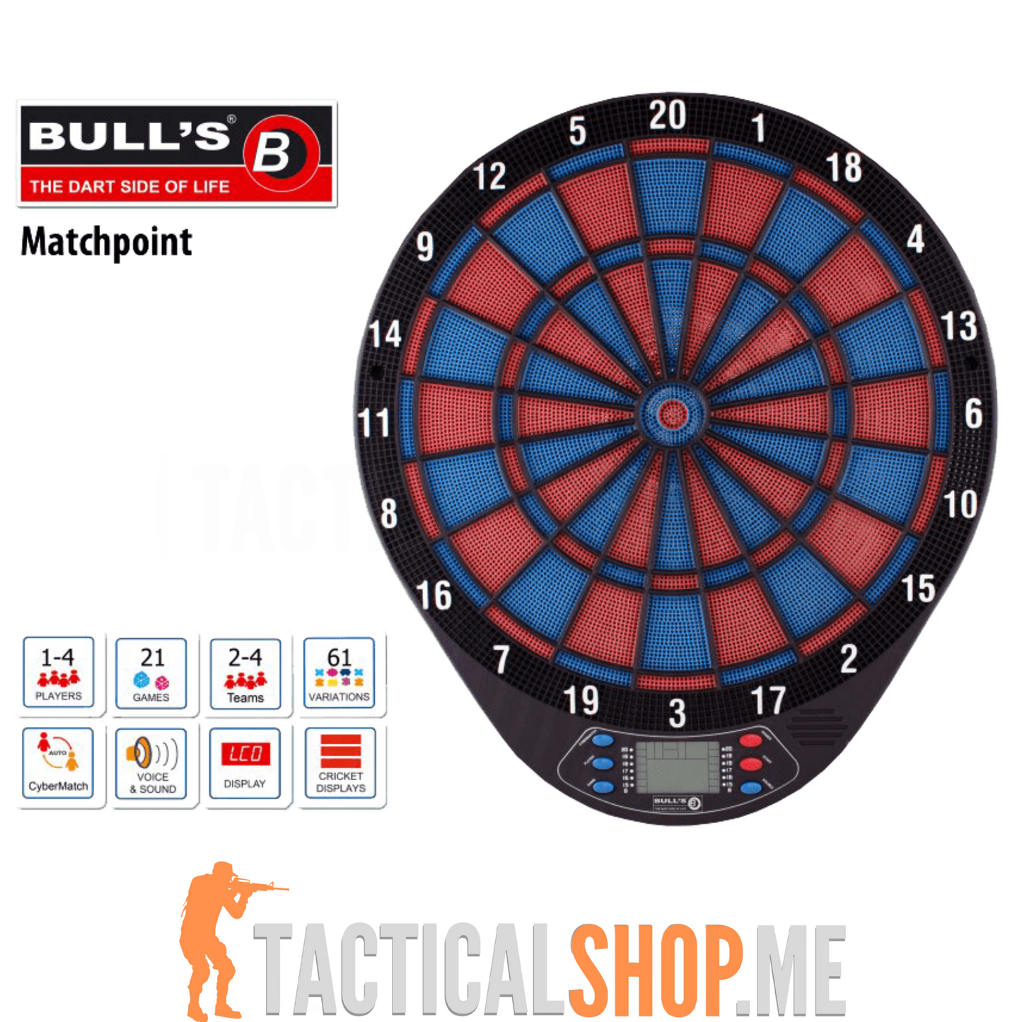 Elektronska pikado meta BULL'S Matchpoint