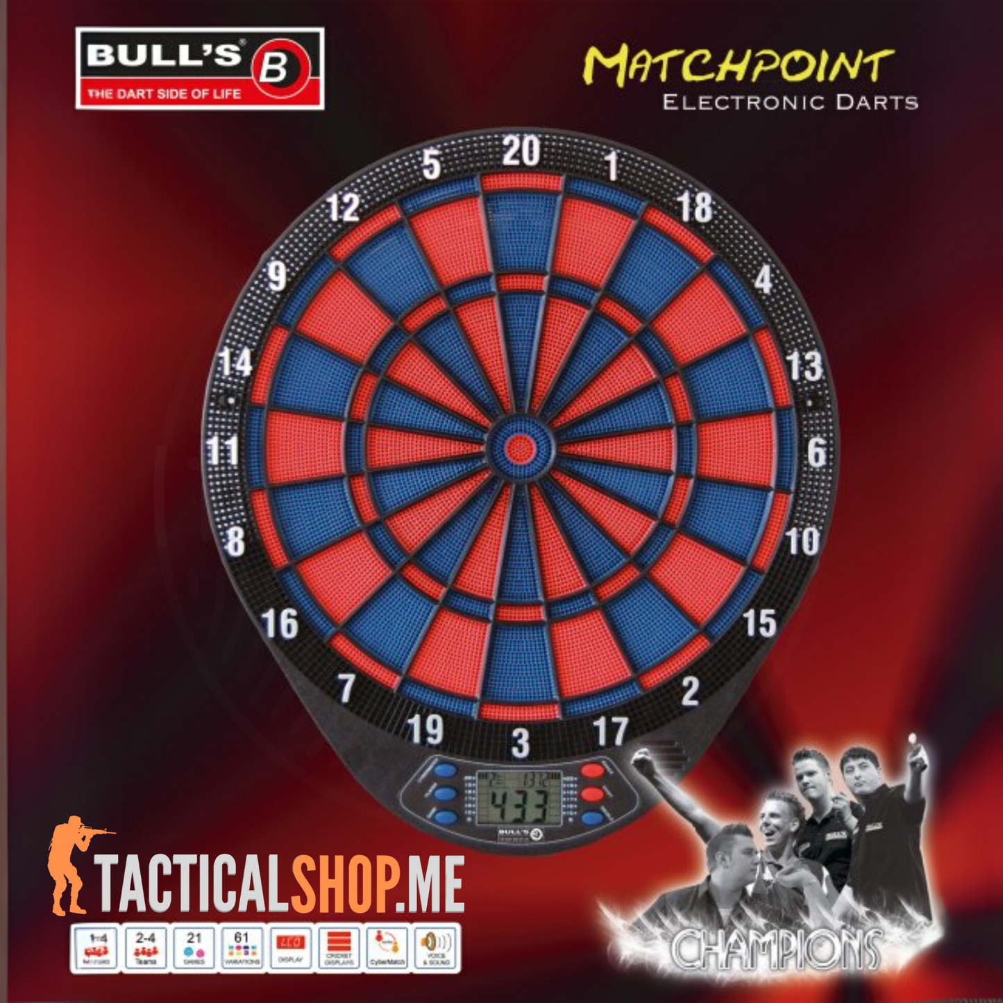 Elektronska pikado meta BULL'S Matchpoint