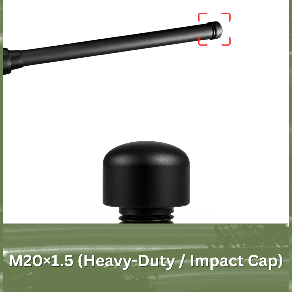 Defender Teleskop Palica 750mm SCHWARZ