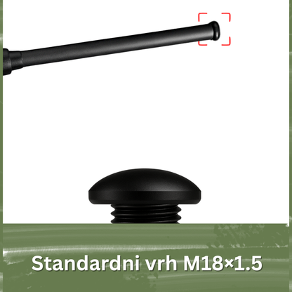 Defender Teleskop Palica 750mm SCHWARZ