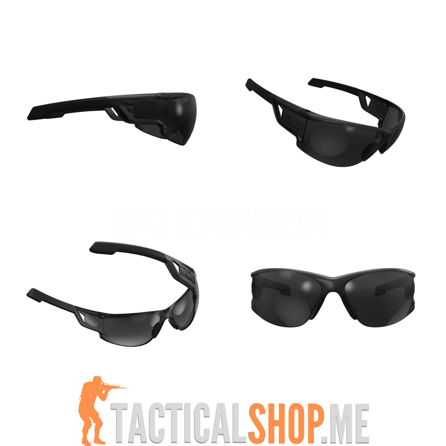 Zaštitne naočare Mechanix Tactical Type-N | Tamni okvir | Tamno sočivo