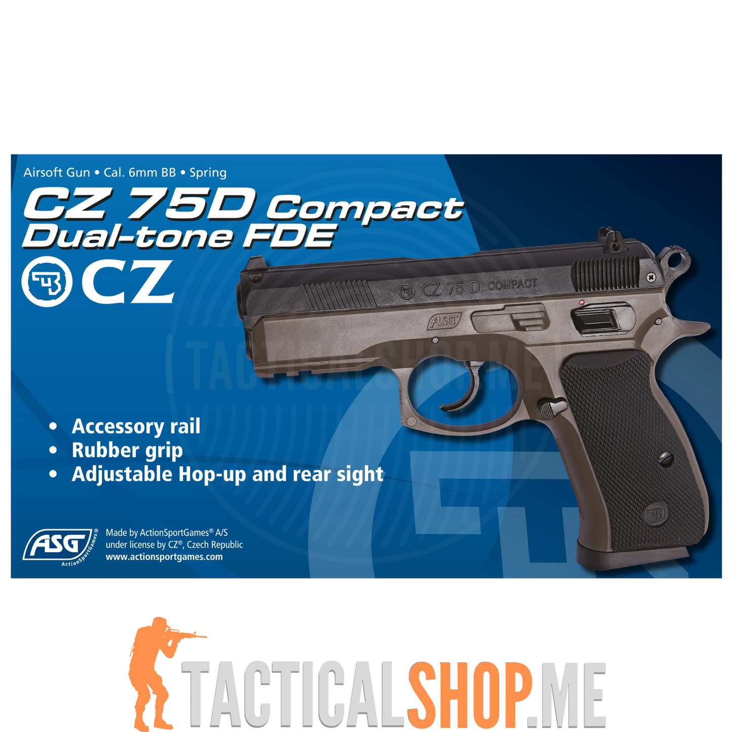 ASG CZ75D Compact DT-FDE Dual tone