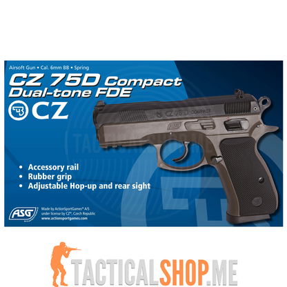 ASG CZ75D Compact DT-FDE Dual tone