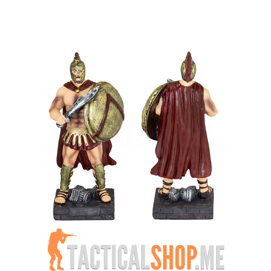 Dekorativna figura Spartanac sa mačem i štitom – Albainox Tole10, 18 cm