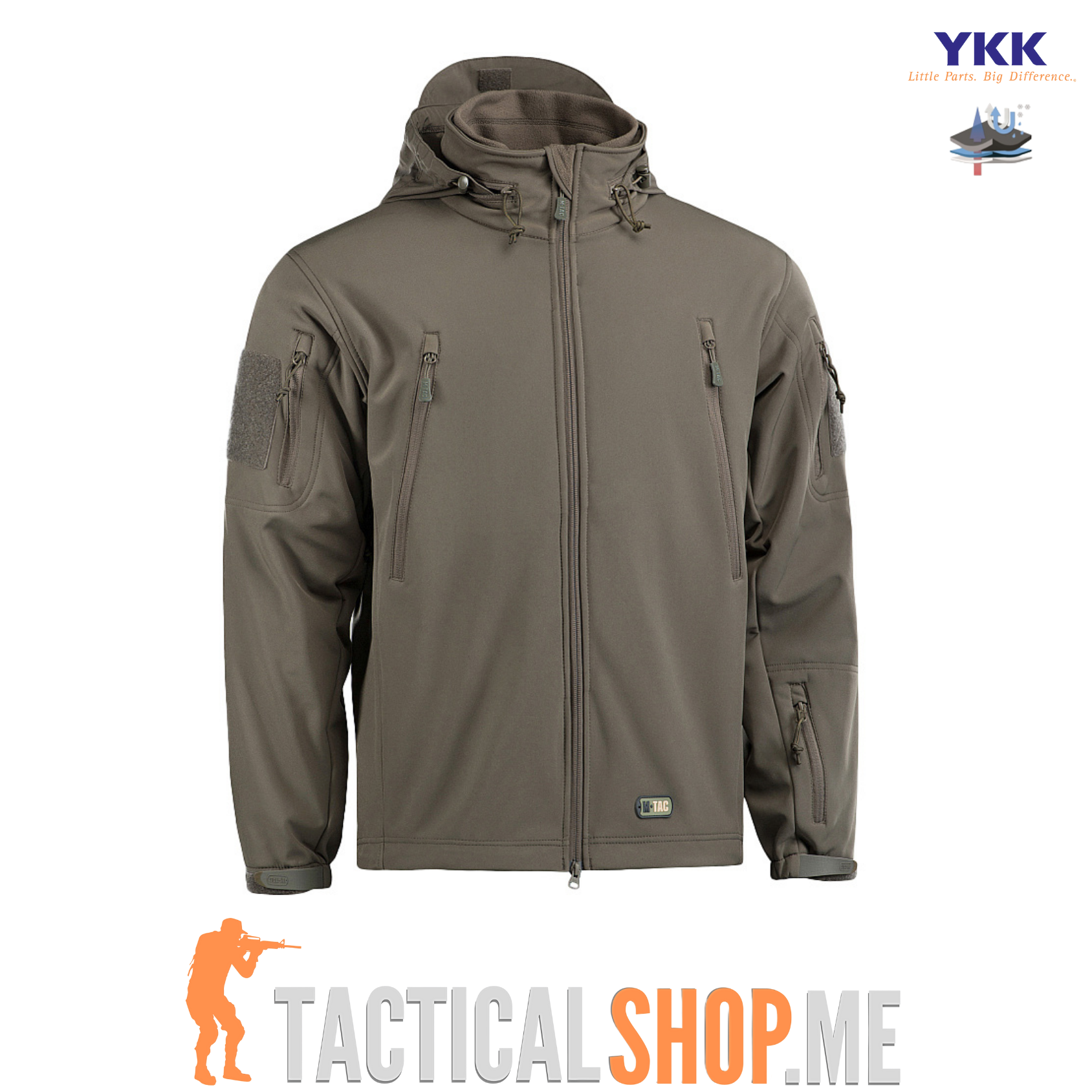 M-TAC Soft Shell jakna sa fliš duks postavom 2 u 1