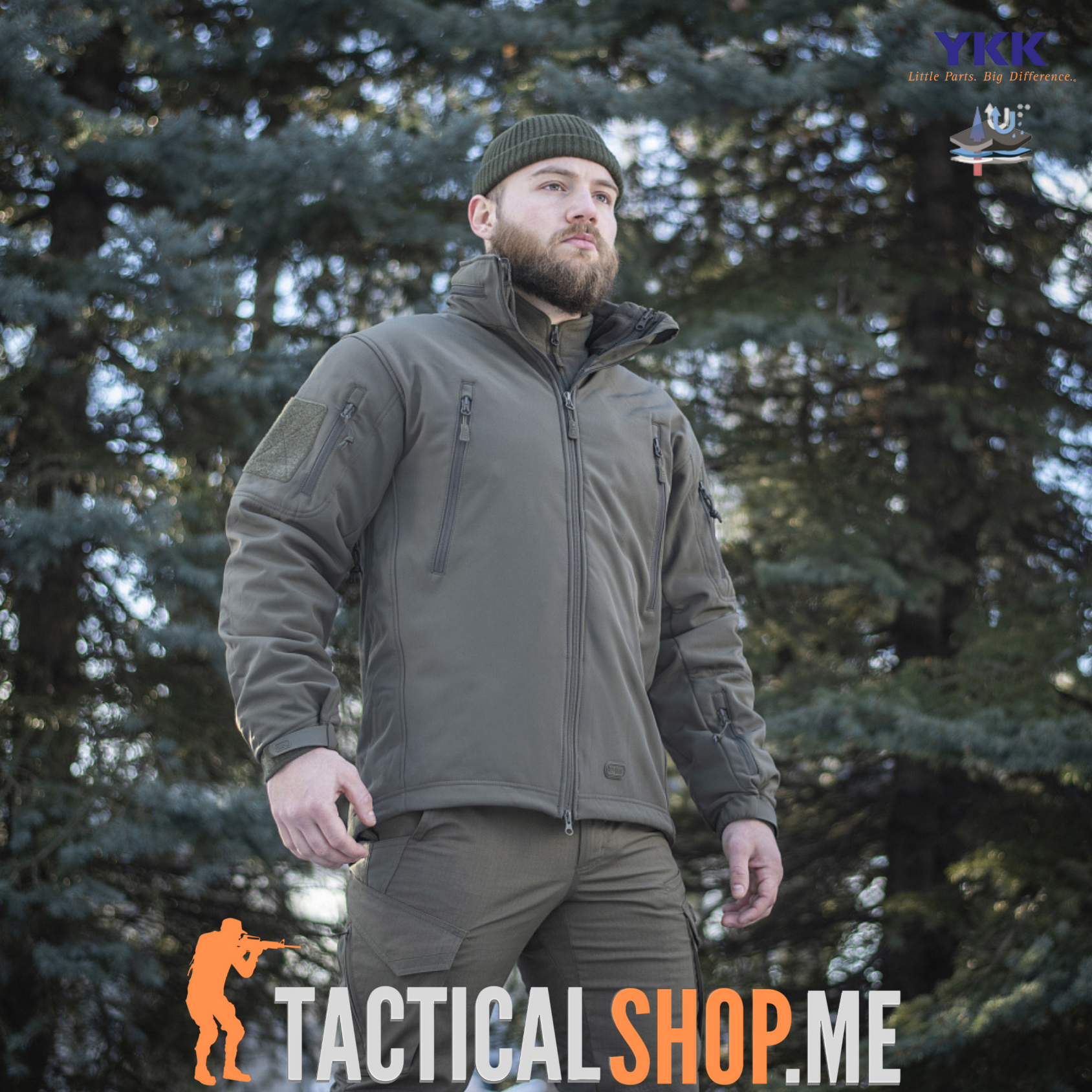 M-TAC Soft Shell jakna sa fliš duks postavom 2 u 1