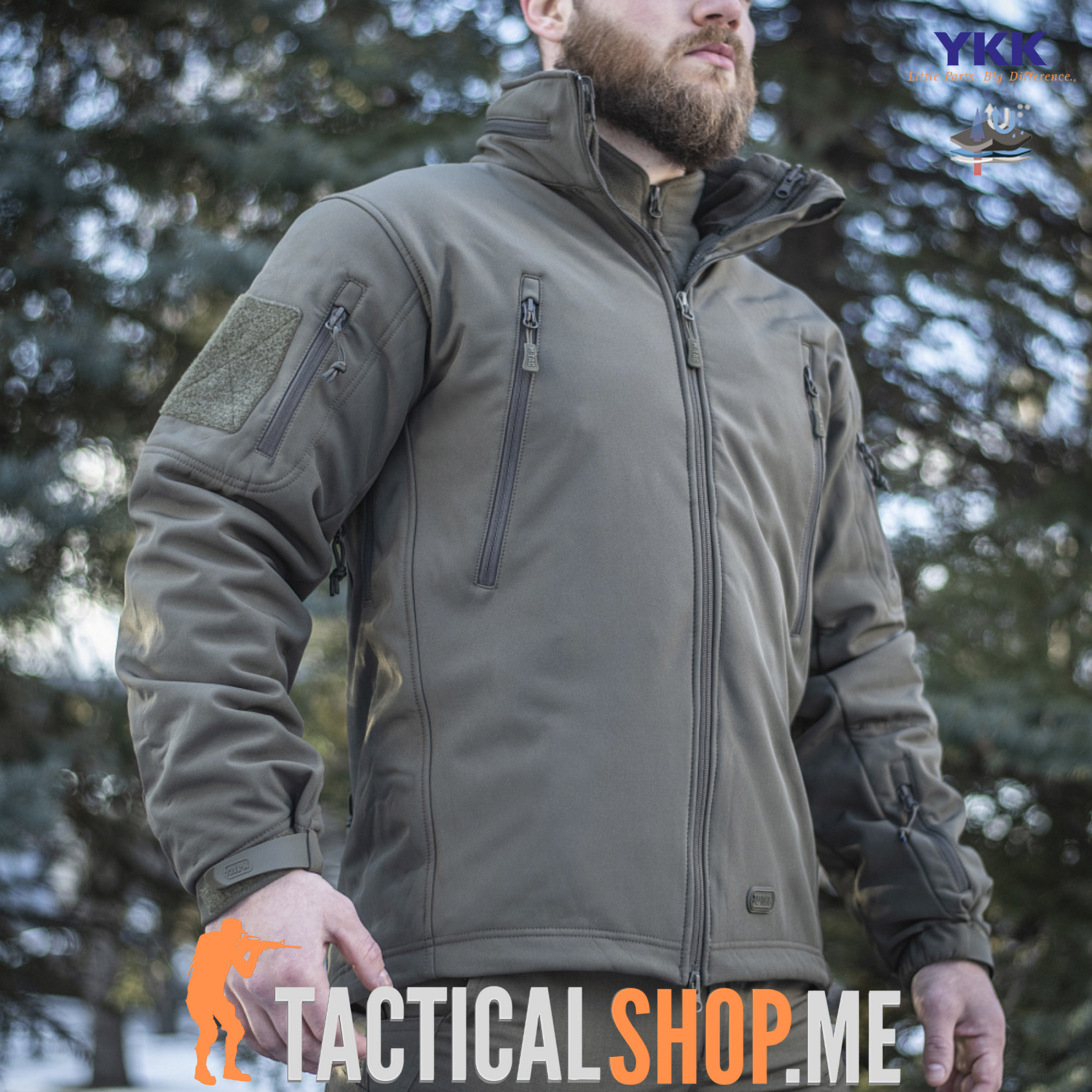 M-TAC Soft Shell jakna sa fliš duks postavom 2 u 1