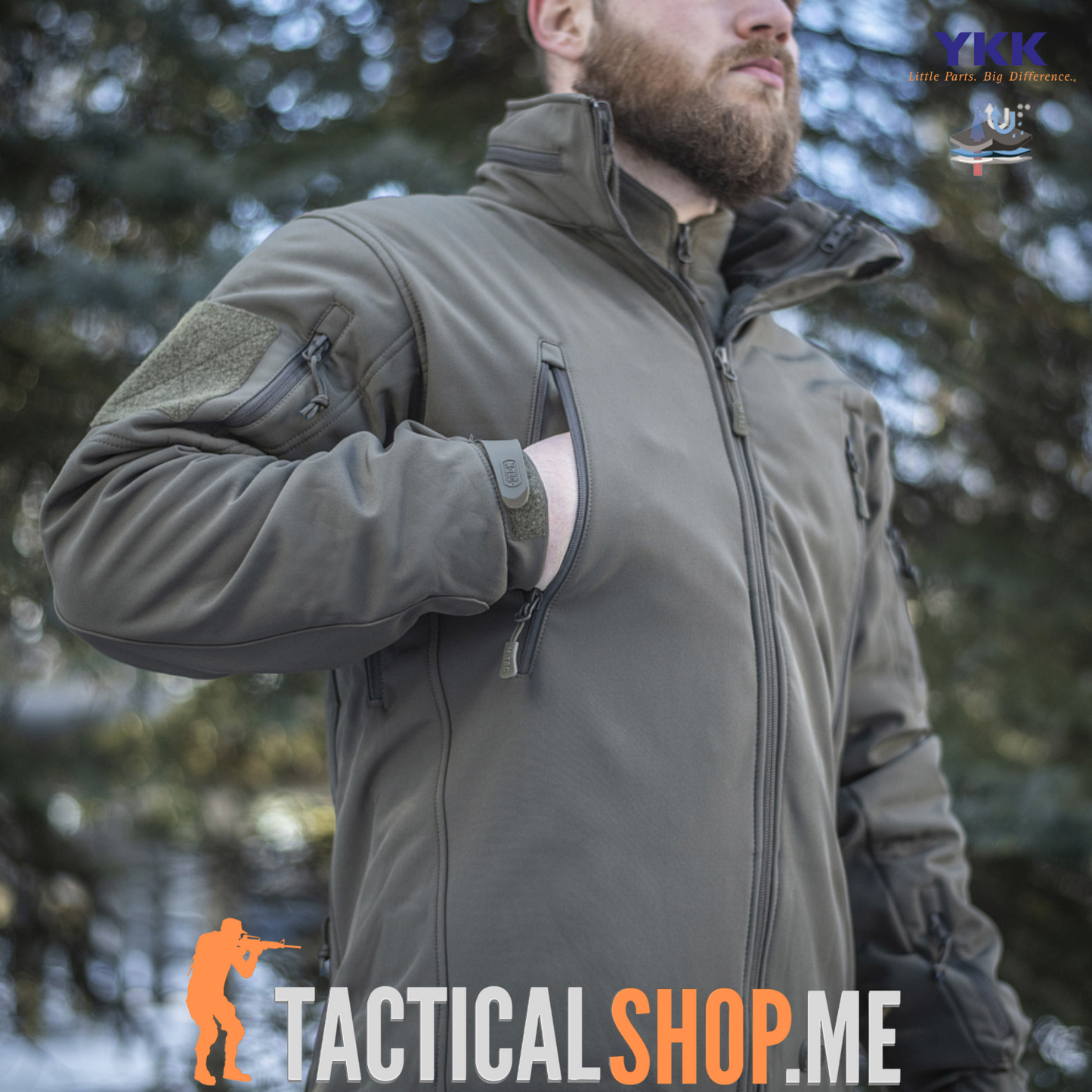 M-TAC Soft Shell jakna sa fliš duks postavom 2 u 1