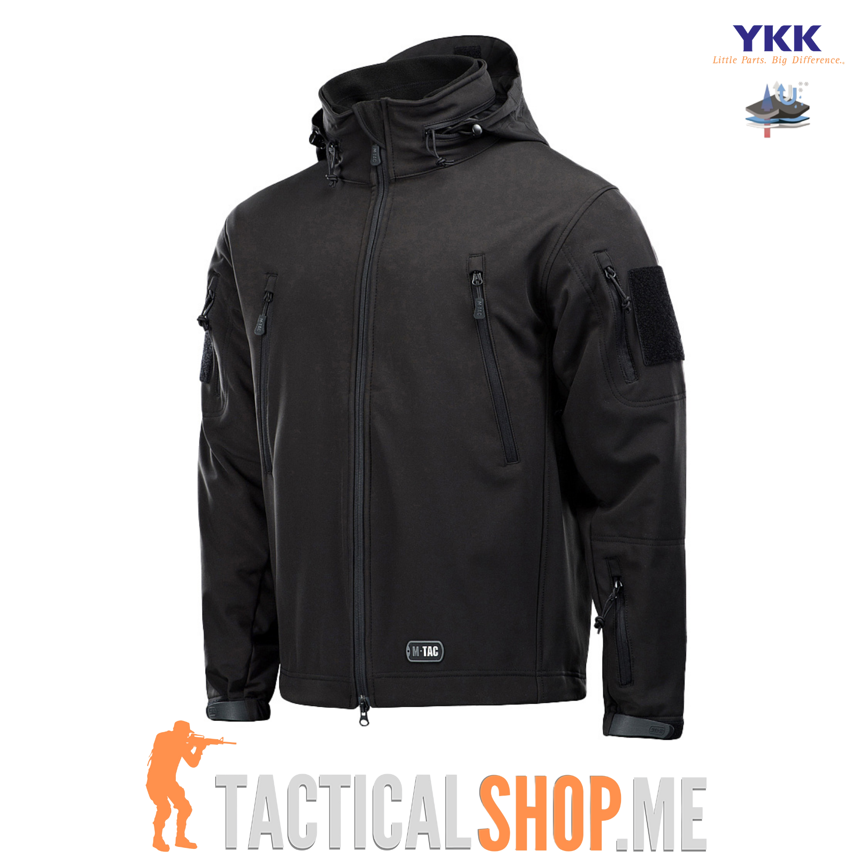 M-TAC Soft Shell jakna sa fliš duks postavom 2 u 1