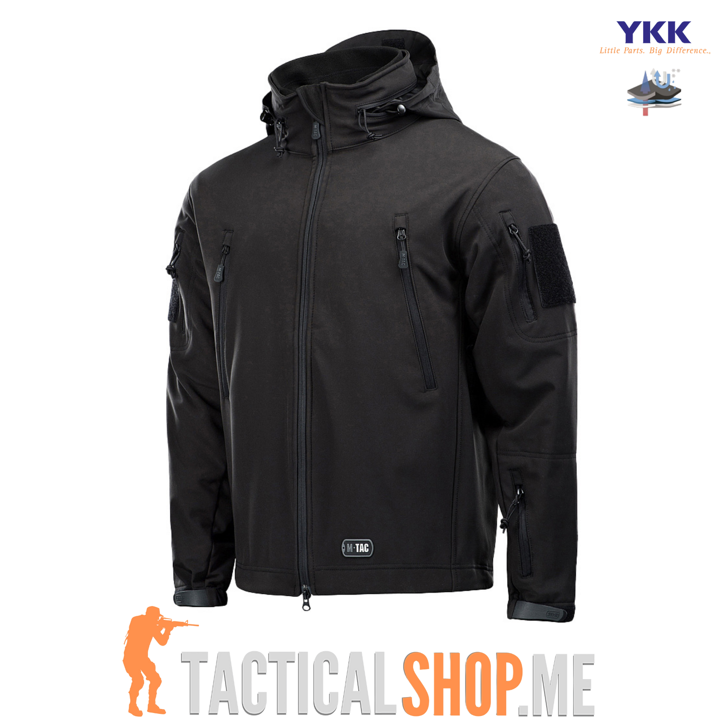 M-TAC Soft Shell jakna sa fliš duks postavom 2 u 1