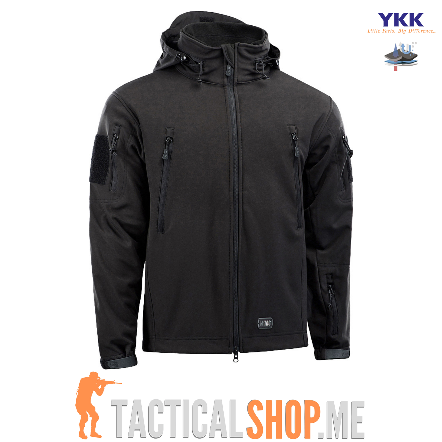 M-TAC Soft Shell jakna sa fliš duks postavom 2 u 1