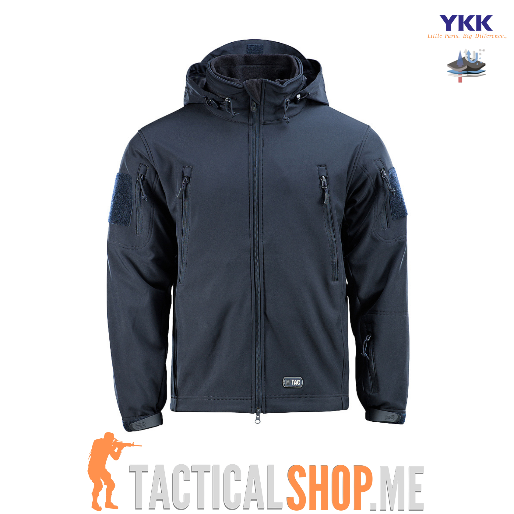 M-TAC Soft Shell jakna sa fliš duks postavom 2 u 1