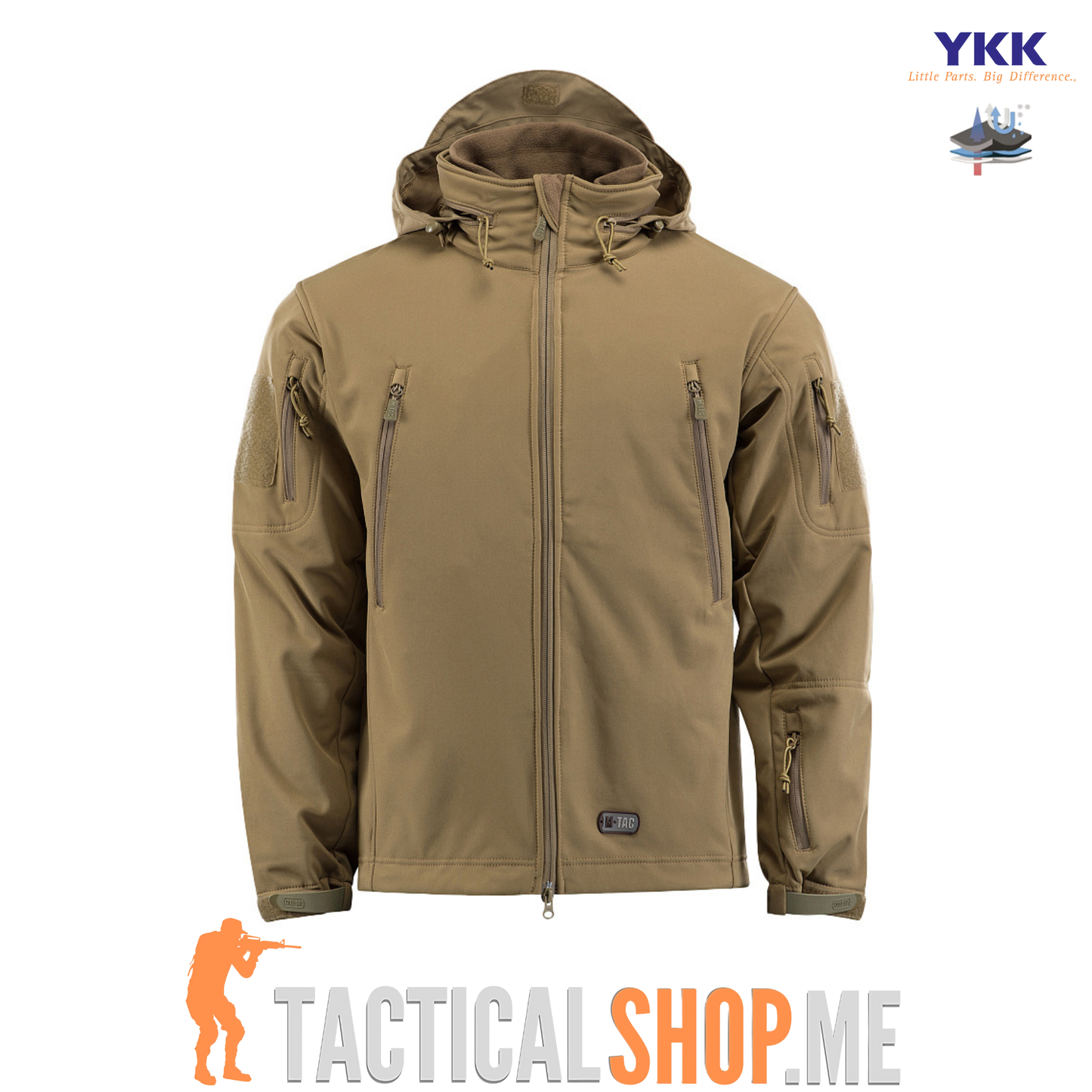 M-TAC Soft Shell jakna sa fliš duks postavom 2 u 1