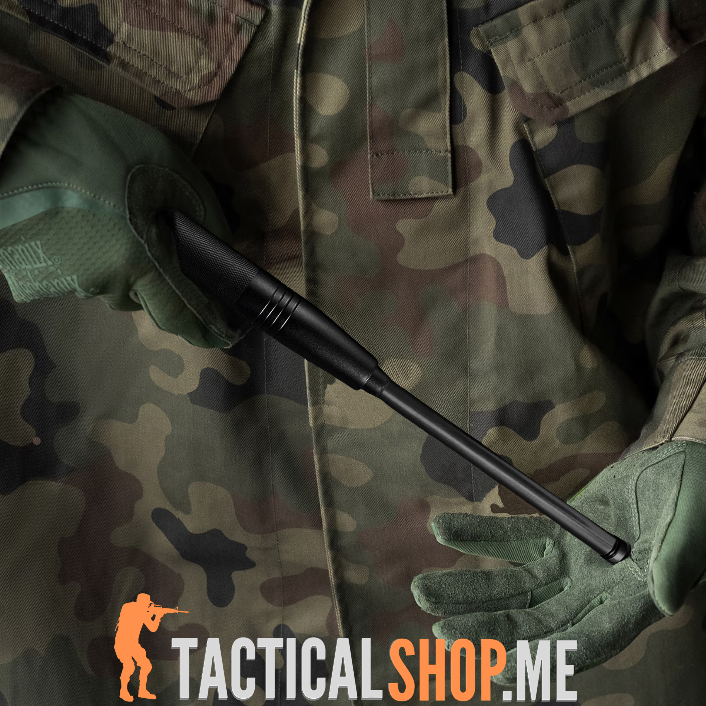 Defender Teleskop Palica 750mm SCHWARZ