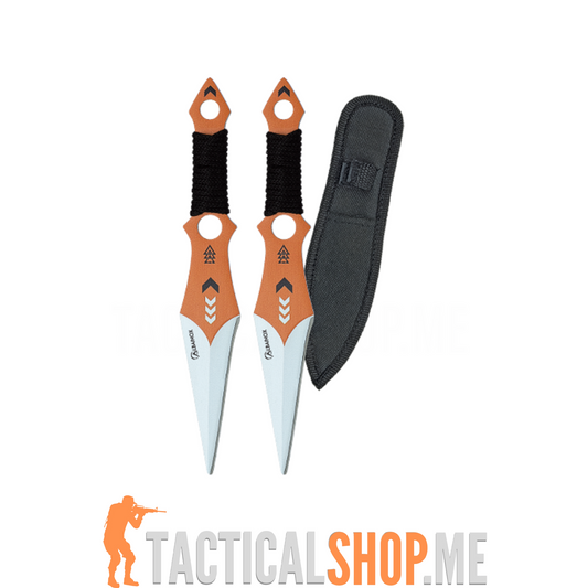 Albainox – Set od 2 bacačka noža 3D (32703)