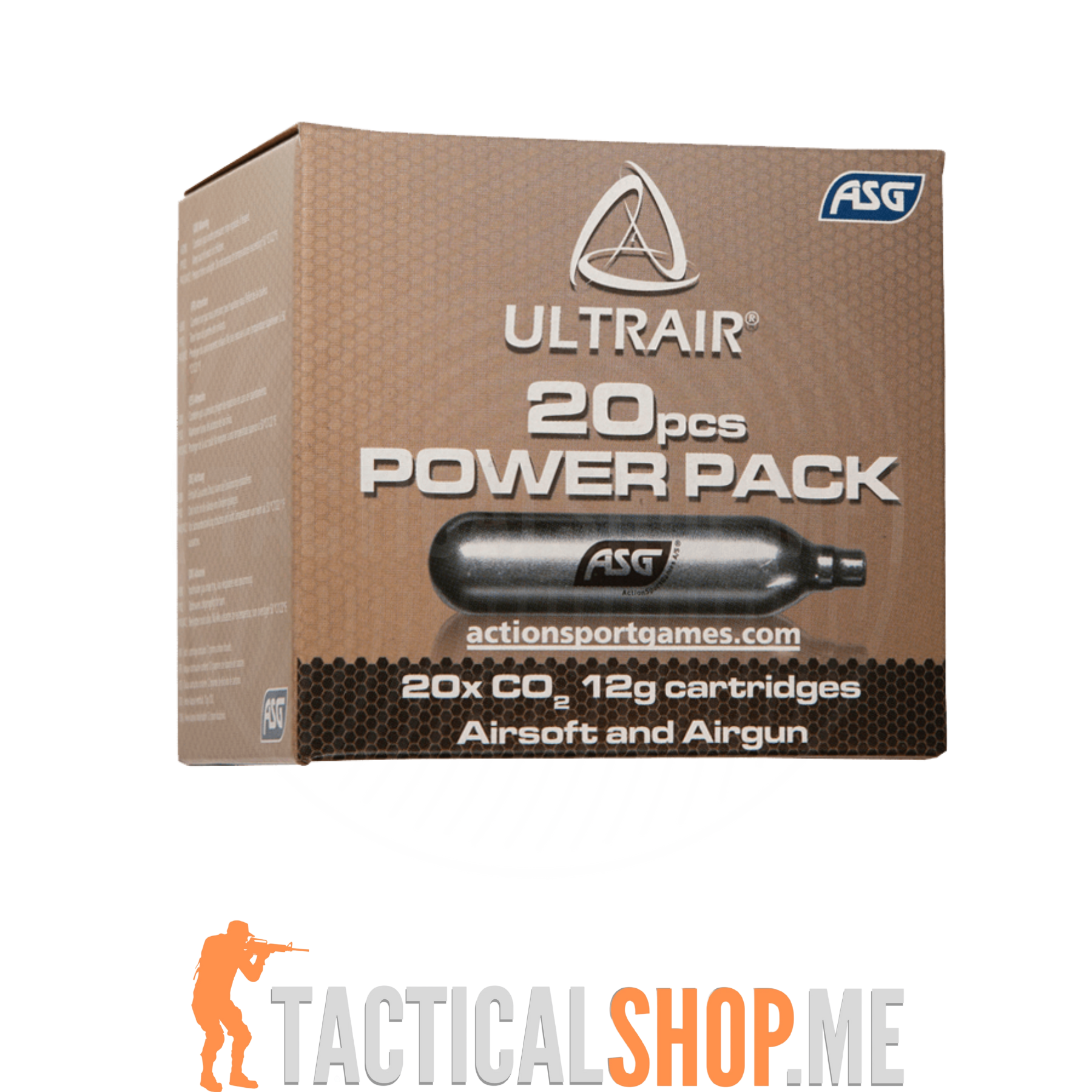 ASG CO2 ampule 12g – x20kom