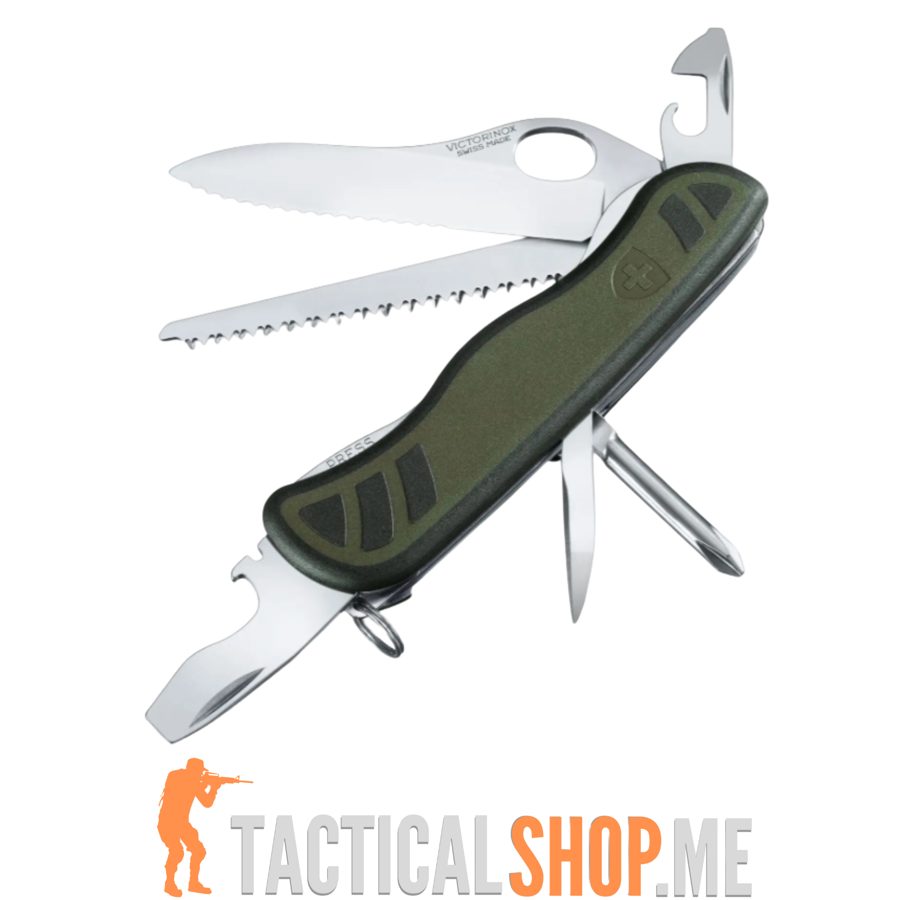 Victorinox vojnički nož Zeleno-crni